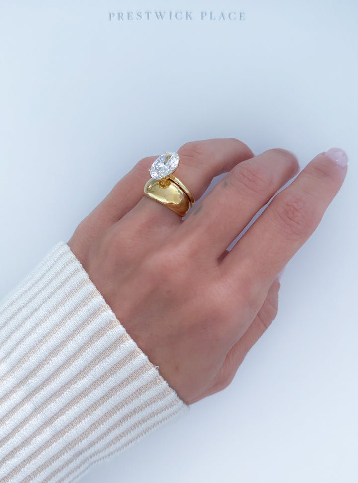 Dome Wedding Band