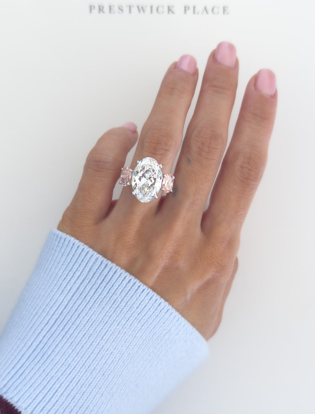 8ct Barbara Trilogy - Blush Diamond
