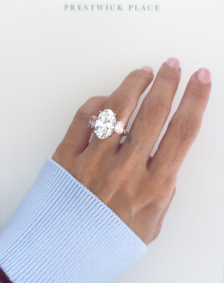 8ct Barbara Trilogy - Blush Diamond