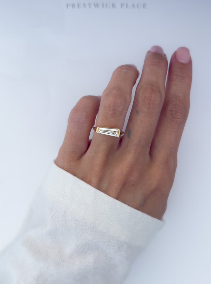 .90ct Tapered Baguette Wedding Band - Lab Diamond
