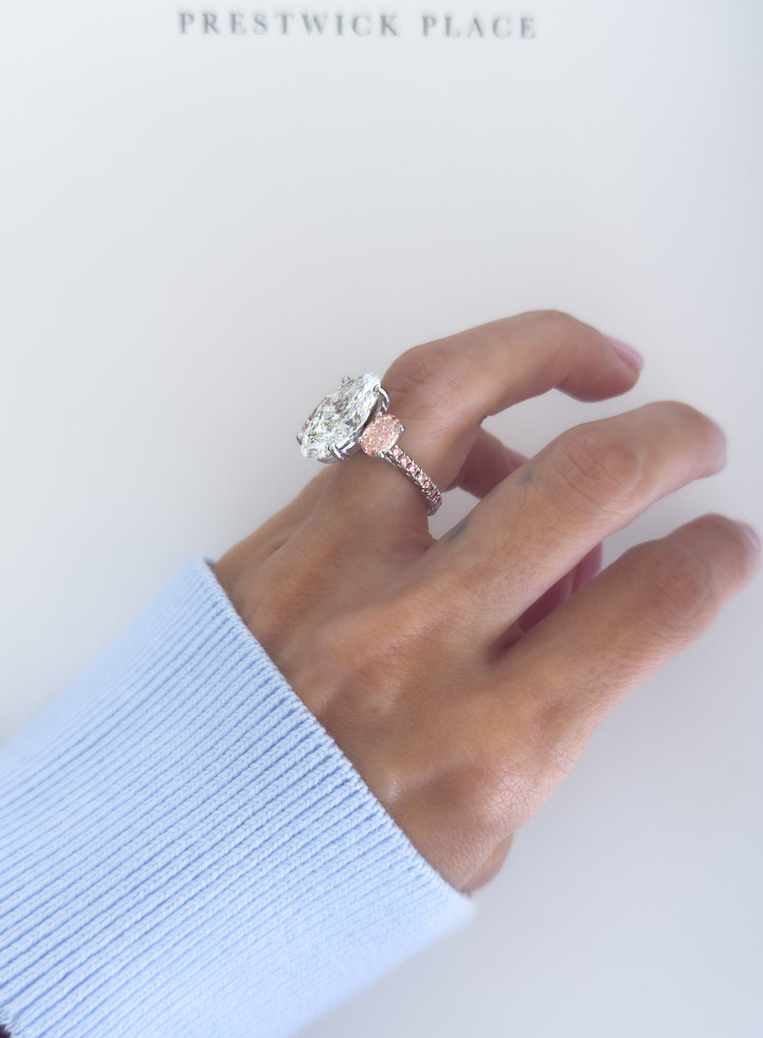 8ct Barbara Trilogy - Blush Diamond