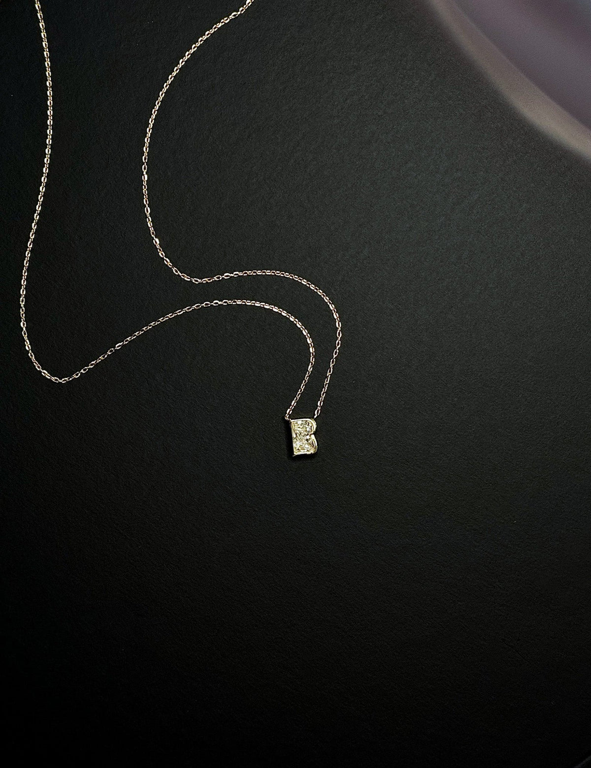 Alphabet Lab Diamond Pendant