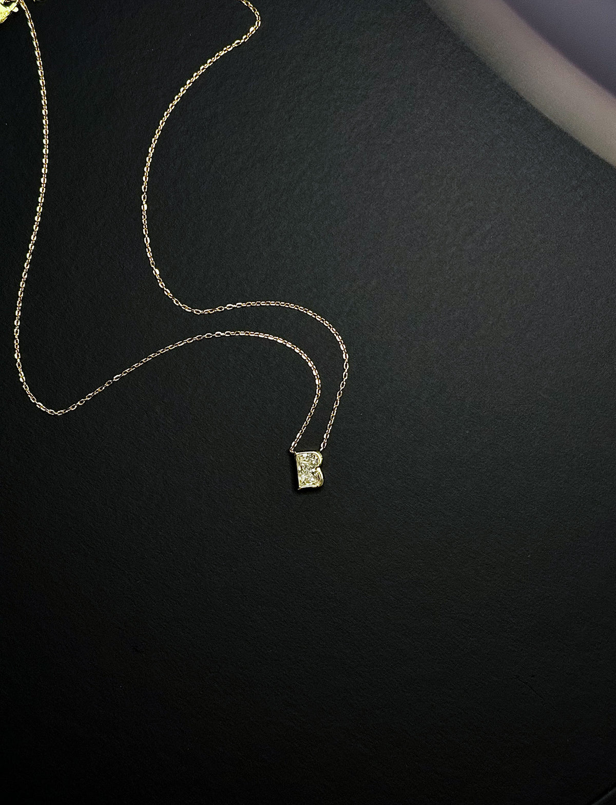 Alphabet Lab Diamond Pendant