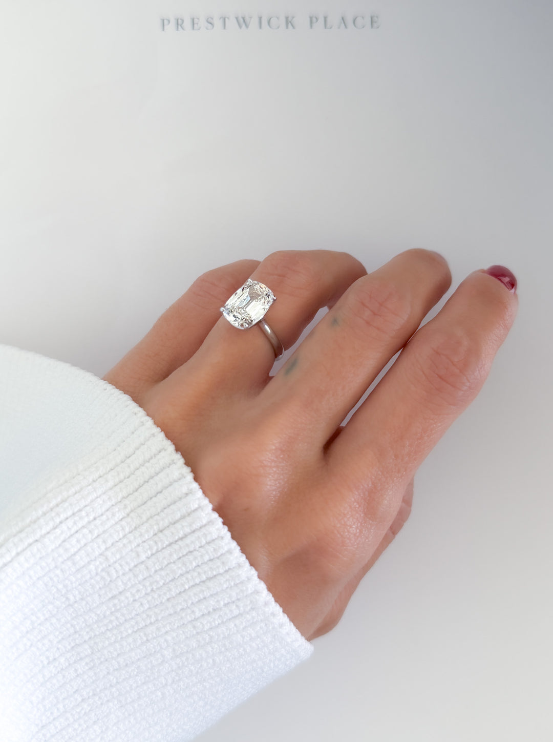Elongated Old Mine Diamond - 3.0ct