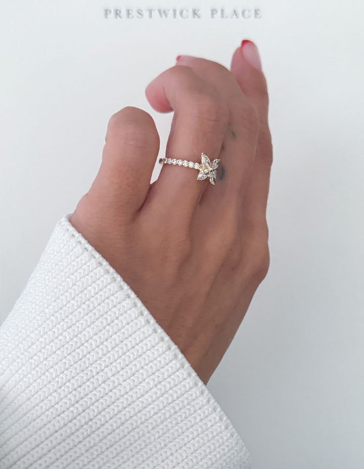 .85ct Lady Luck Lab Diamond Clover Ring