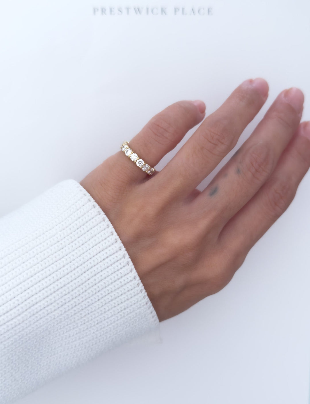 Becs Pinky Ring Lab Diamond