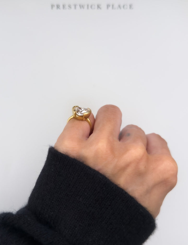 2.0ct Heart Diamond Pinky Ring