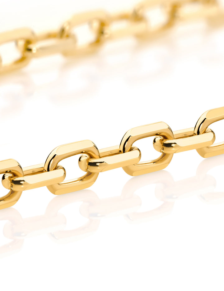 Diamond Cut Paperclip Necklace