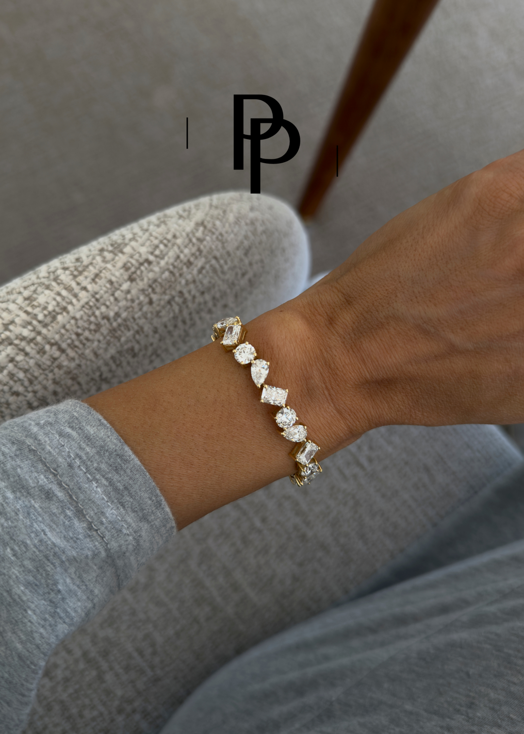 Tour De Tennis Bracelet - Lab Diamond