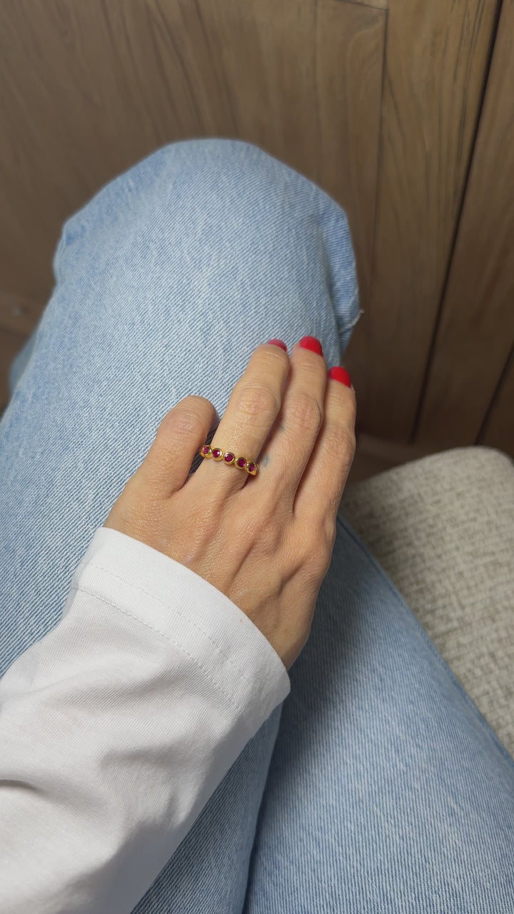 The Rainbow Gemstone Rings