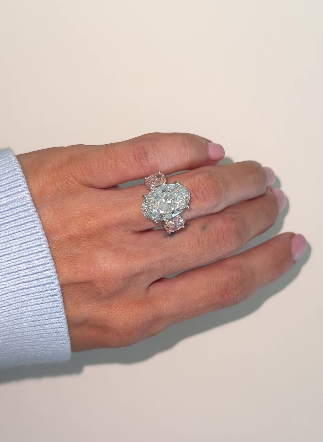 8ct Barbara Trilogy - Blush Diamond