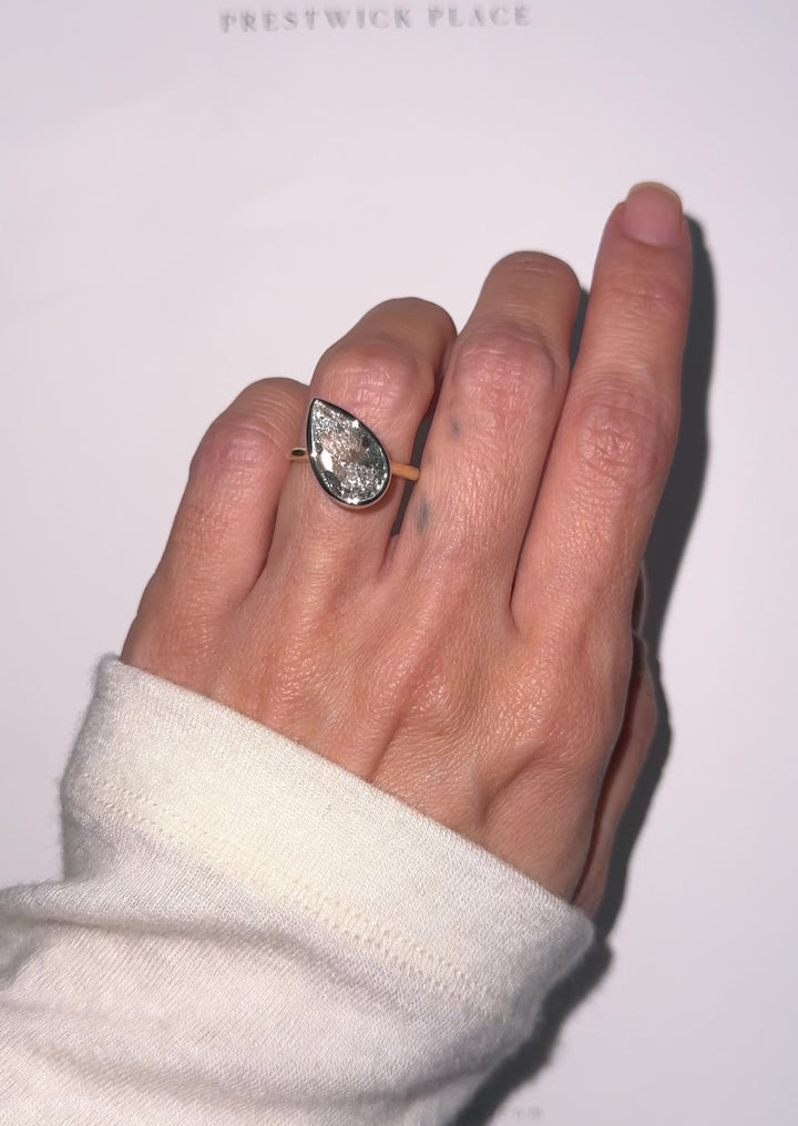 4.0ct Pitched Pear Lab Diamond