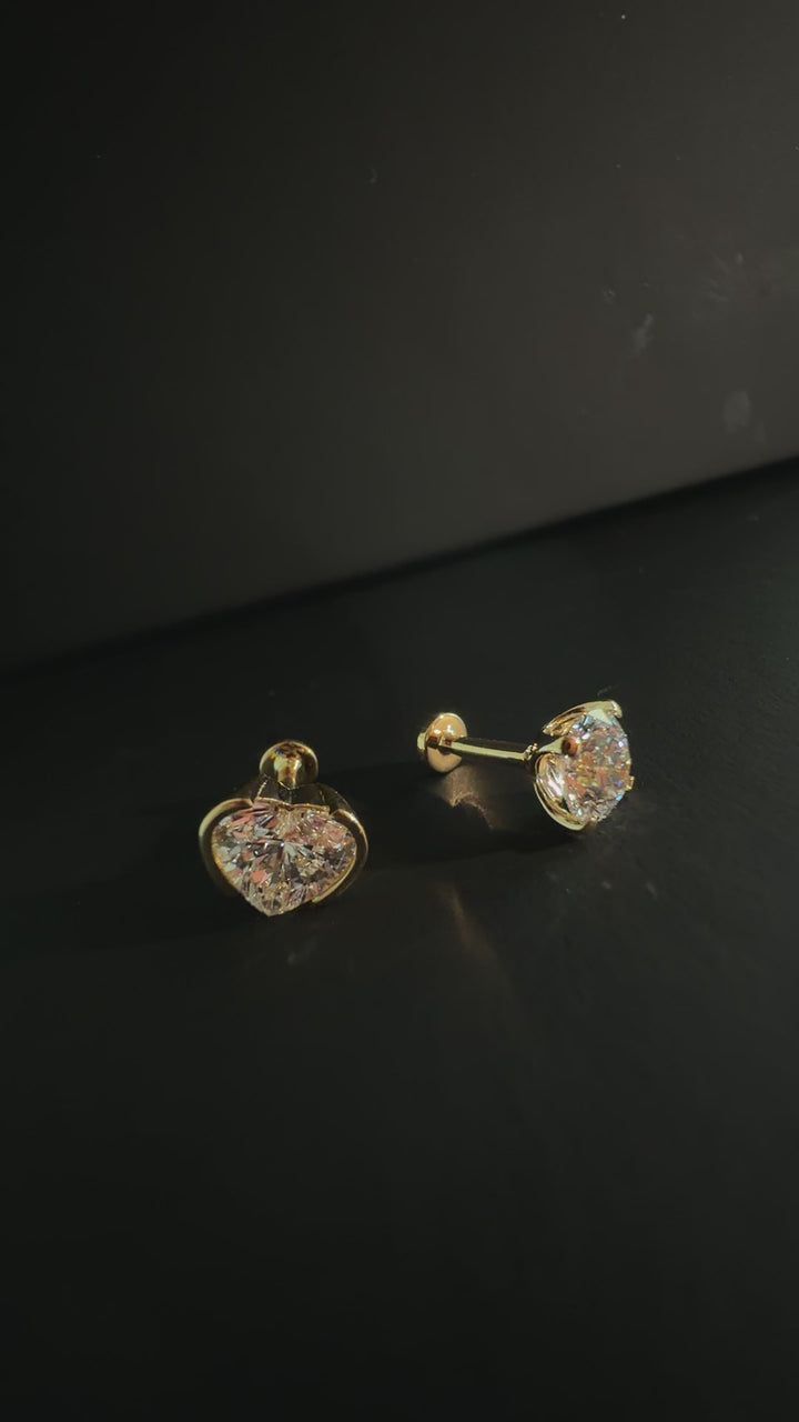 .90ct Heart Cut Cartilage Diamond