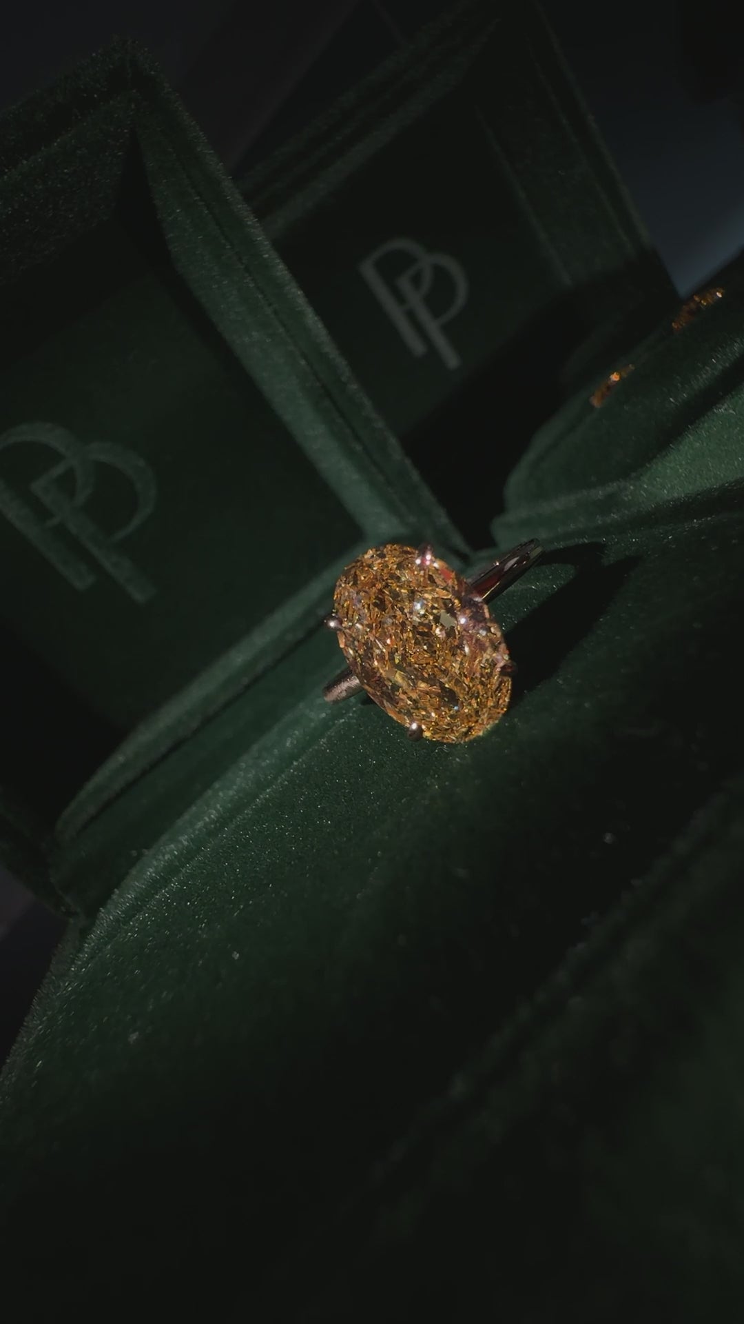 Fancy Vivid Yellow Oval 2.5ct Diamond- VS1