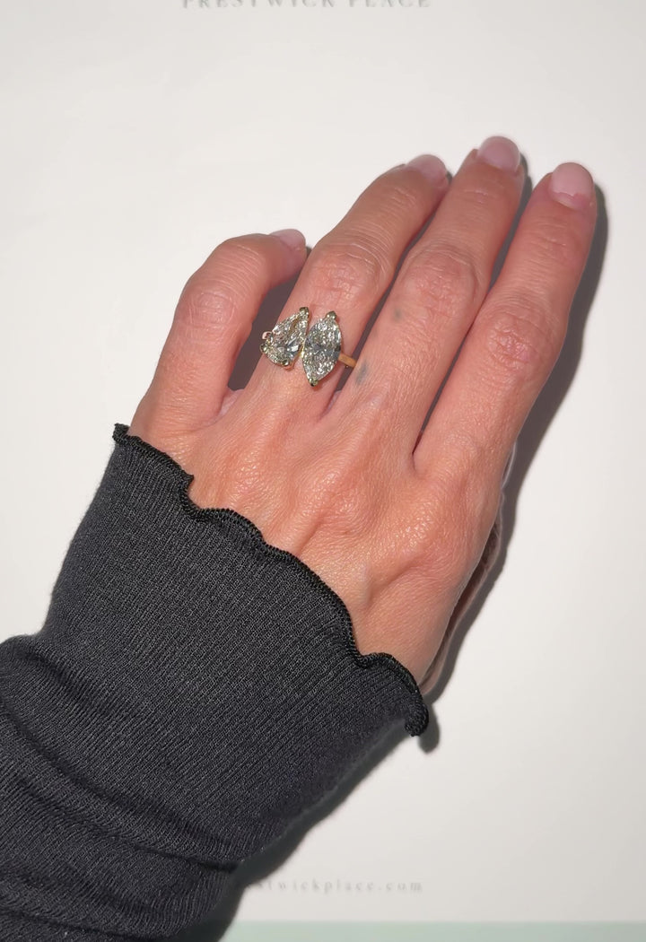 Lab-Diamond Chloe Two-Stone 3.00ct