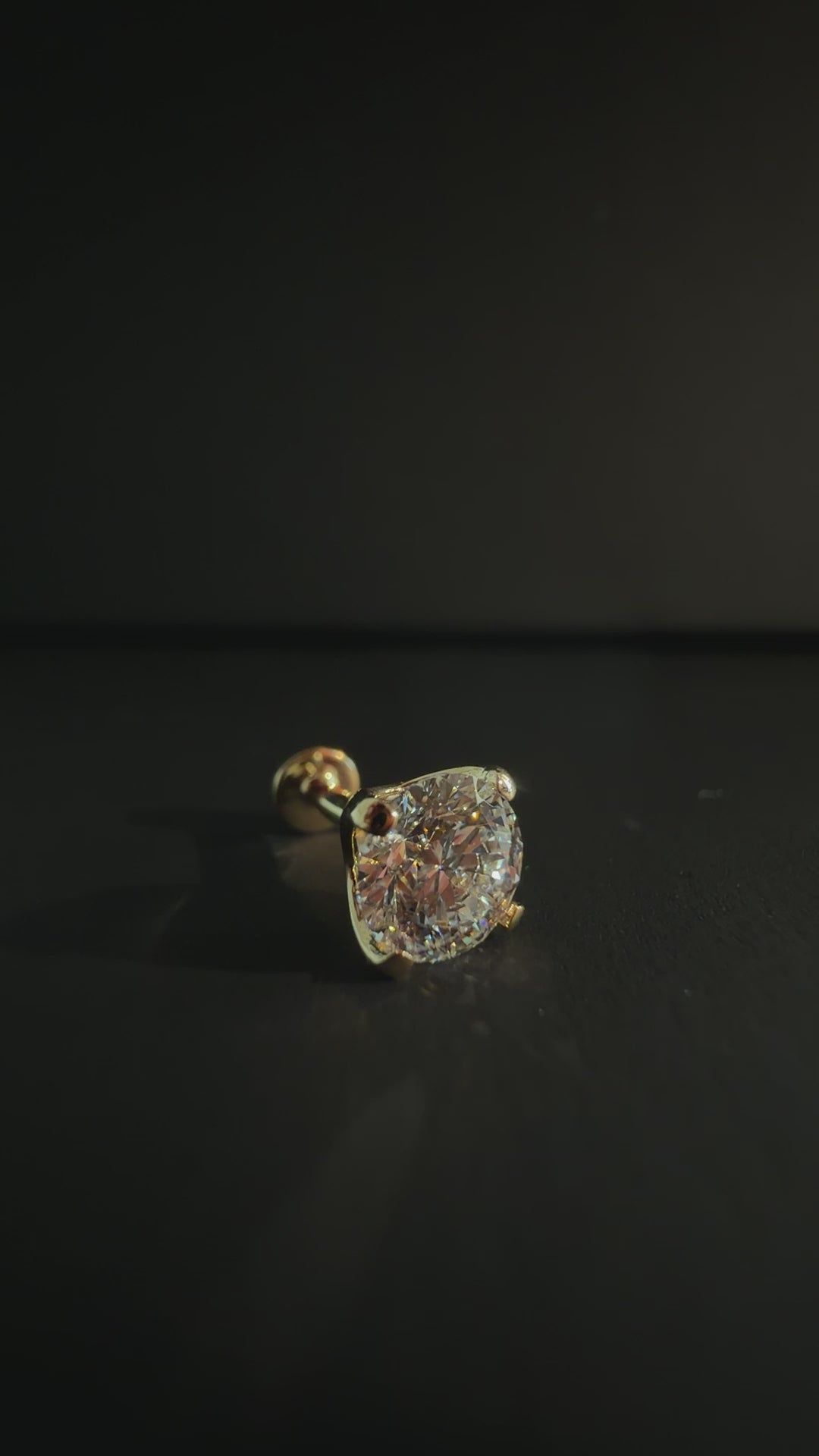 .80ct Cartilage Earring Diamond