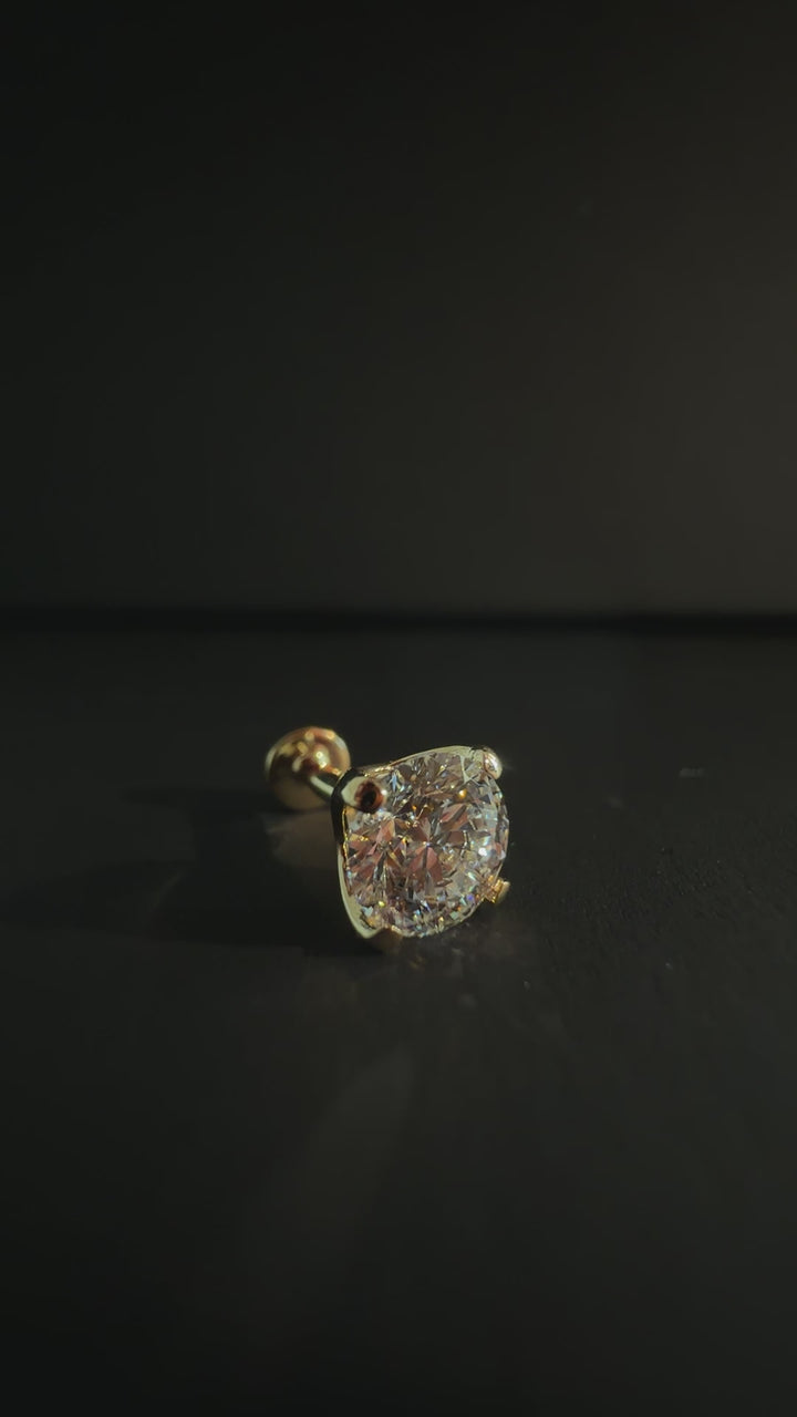 .80ct Cartilage Earring Diamond