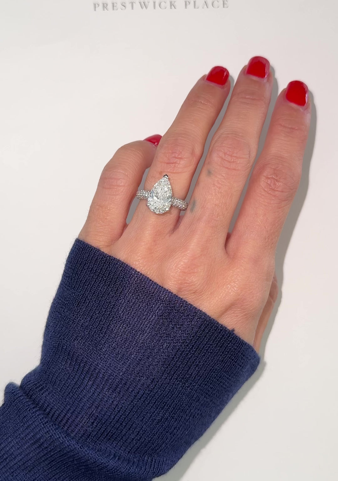 4.0ct Sovereign Pear