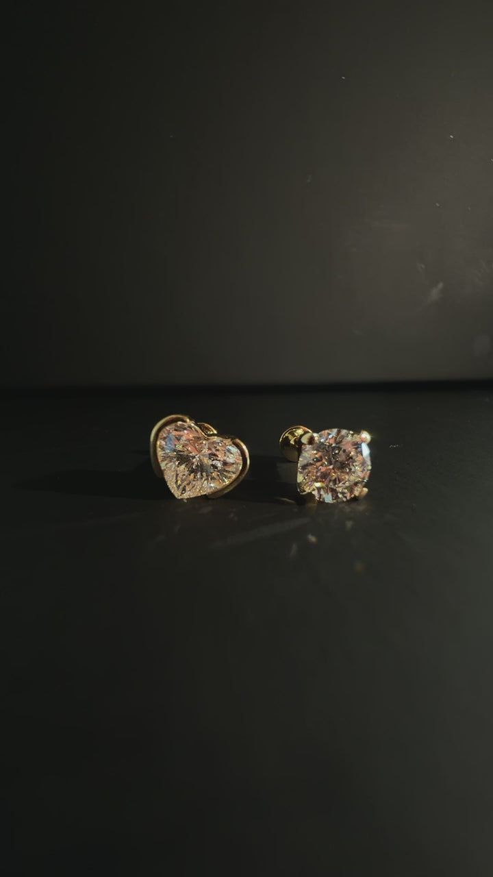 .90ct Heart Cut Cartilage Diamond