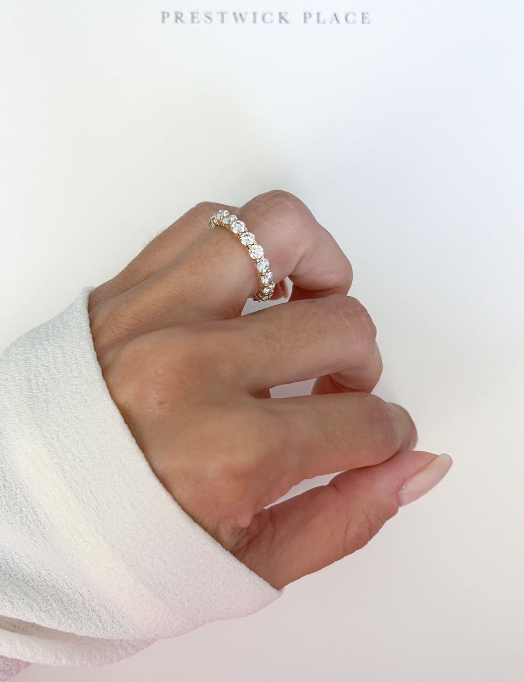 Mini Round Wedding Band 2.0ct - Lab Diamond