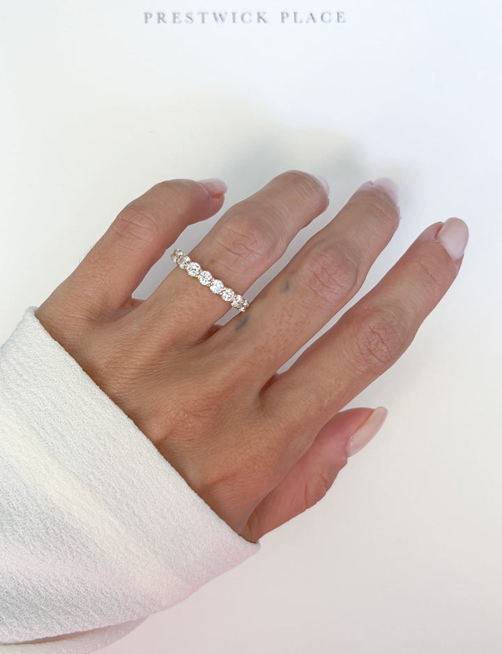 Mini Round Wedding Band 2.0ct - Lab Diamond