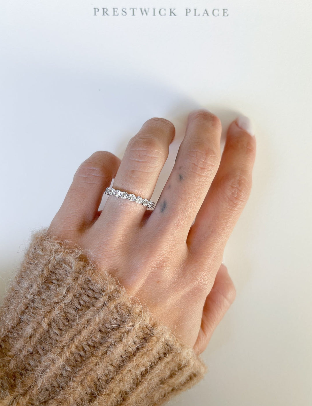 Mini Round Wedding Band 2.0ct - Lab Diamond