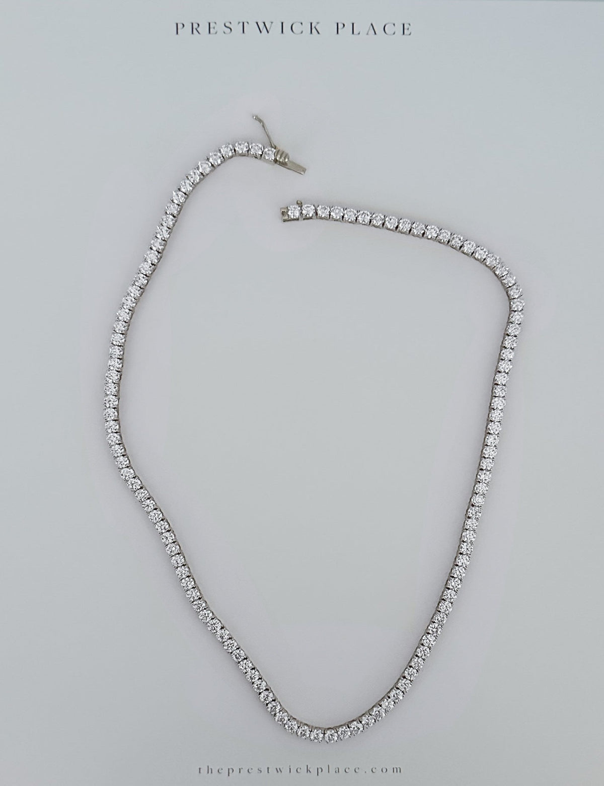 18.24ct Lab Diamond Tennis Necklace - VS1