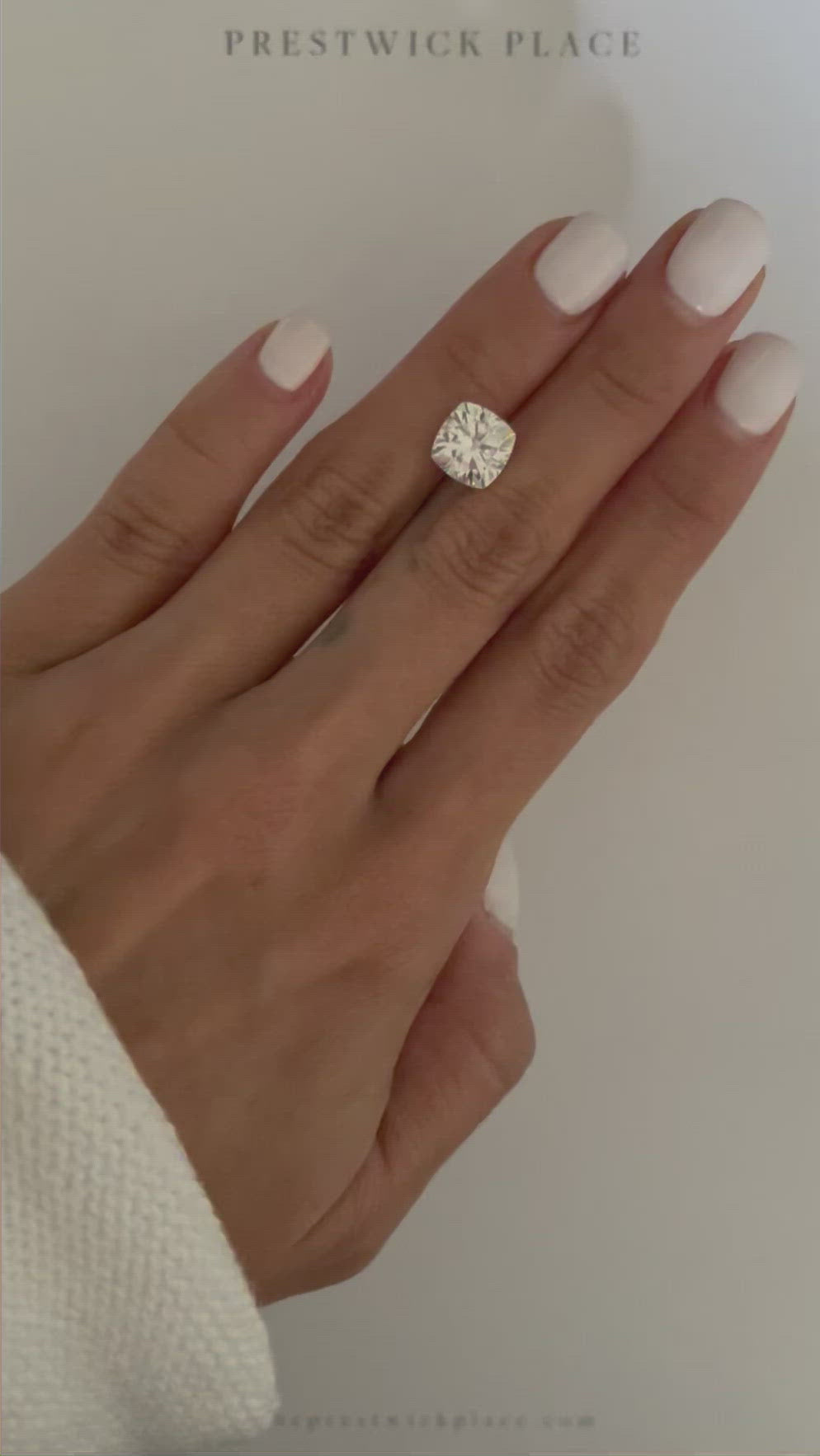 Mens Bezel Set Cushion Cut 1.30ct