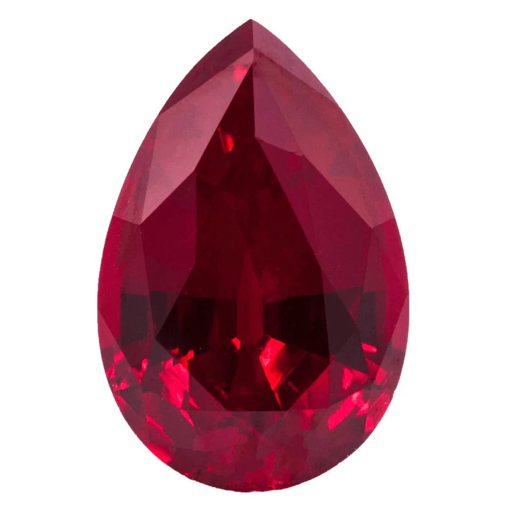 Pear Cut Ruby